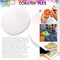 Pixiss Glazed Glossy White Coasters - Round 100 Pack
